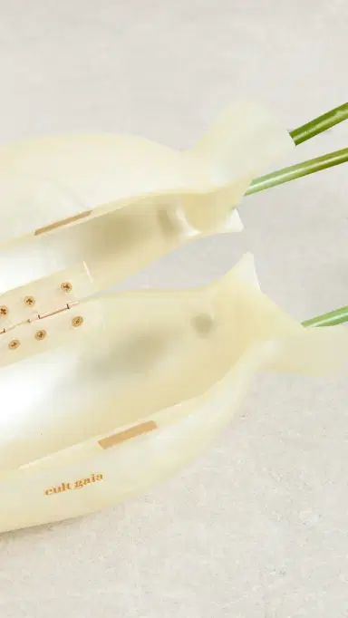 Cult Gaia Florence Clutch Ivory One Size | Thumbnail 4 Cult Gaia Florence Clutch Ivory One Size | Thumbnail 4