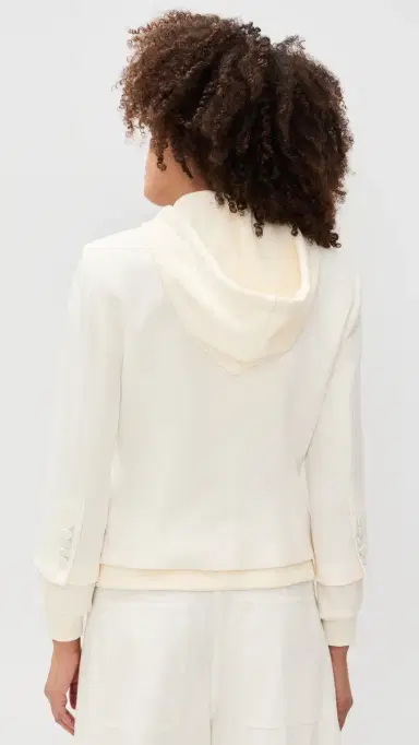 Cinq à Sept Zip Up Le Petit Khloe Blazer Ivory/Ivory 6 | Thumbnail 3 Cinq à Sept Zip Up Le Petit Khloe Blazer Ivory/Ivory 6 | Thumbnail 3