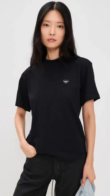 Carhartt WIP Heart Patch T-Shirt Black / Black | Thumbnail 2 Carhartt WIP Heart Patch T-Shirt Black / Black | Thumbnail 2