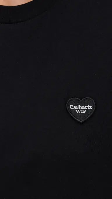Carhartt WIP Heart Patch T-Shirt Black / Black | Thumbnail 6 Carhartt WIP Heart Patch T-Shirt Black / Black | Thumbnail 6
