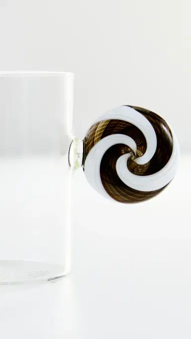 FAZEEK Swirl Espresso Cups Set of 2 Black/White One Size | Thumbnail 3 FAZEEK Swirl Espresso Cups Set of 2 Black/White One Size | Thumbnail 3