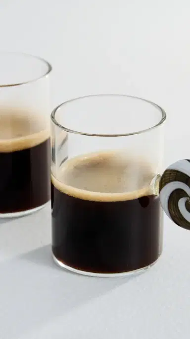 FAZEEK Swirl Espresso Cups Set of 2 Black/White One Size | Thumbnail 4 FAZEEK Swirl Espresso Cups Set of 2 Black/White One Size | Thumbnail 4