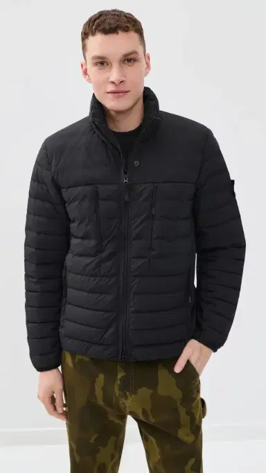 Stone Island Nylon Down Jacket Black | Thumbnail 2 Stone Island Nylon Down Jacket Black | Thumbnail 2