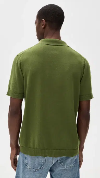 Katin herman Knit Polo hirt Olive | Thumbnail 3 Katin herman Knit Polo hirt Olive | Thumbnail 3