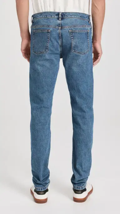 A.P.C. A. P.C. Petite New Standard Indigo Stretch Jeans | Thumbnail 3 A.P.C. A. P.C. Petite New Standard Indigo Stretch Jeans | Thumbnail 3