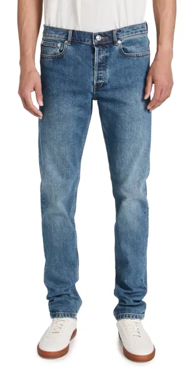 A.P.C. A. P.C. Petite New Standard Indigo Stretch Jeans | Thumbnail 1 A.P.C. A. P.C. Petite New Standard Indigo Stretch Jeans | Thumbnail 1
