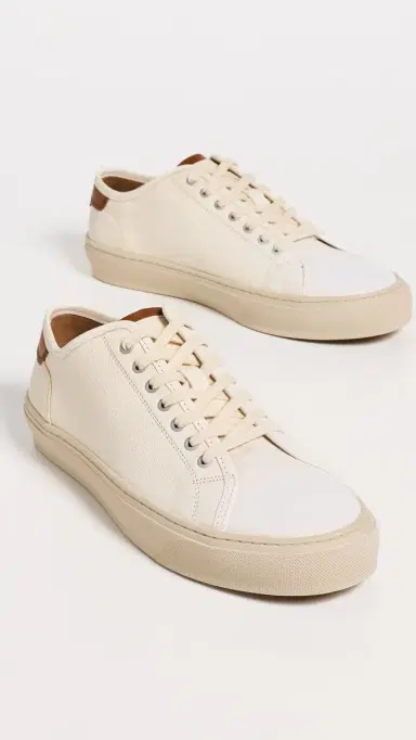 Allen Edmonds Jones Leather Sneakers White | Thumbnail 4 Allen Edmonds Jones Leather Sneakers White | Thumbnail 4