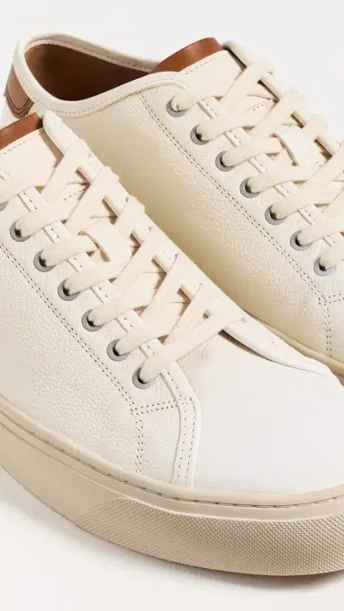 Allen Edmonds Jones Leather Sneakers White | Thumbnail 5 Allen Edmonds Jones Leather Sneakers White | Thumbnail 5
