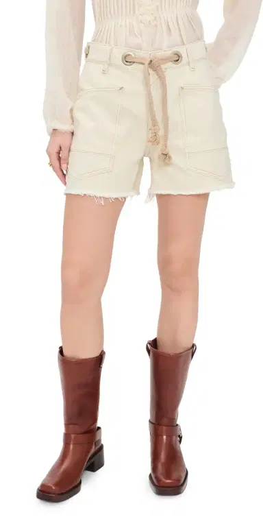 Free People Moxie Shorts White 27 | Thumbnail 1 Free People Moxie Shorts White 27 | Thumbnail 1