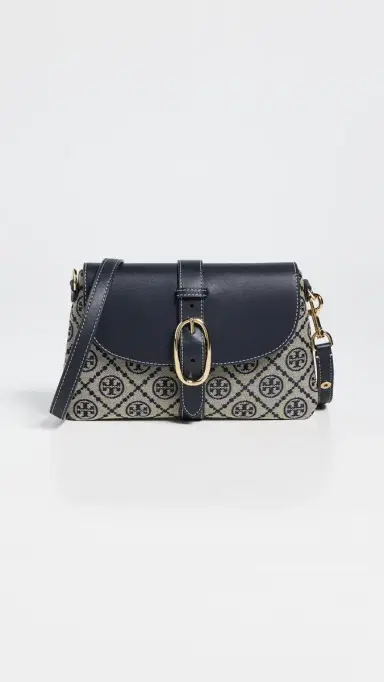 Tory Burch T Monogram Soft Small Shoulder Bag Tory Navy One Size | Thumbnail 2 Tory Burch T Monogram Soft Small Shoulder Bag Tory Navy One Size | Thumbnail 2