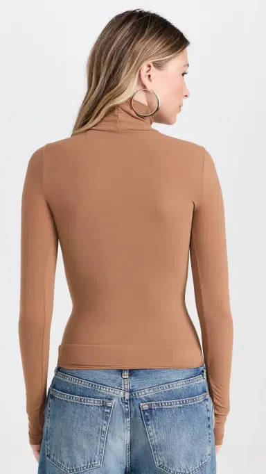 Commando Ballet Body Turtleneck Cocoa One Size | Thumbnail 3 Commando Ballet Body Turtleneck Cocoa One Size | Thumbnail 3