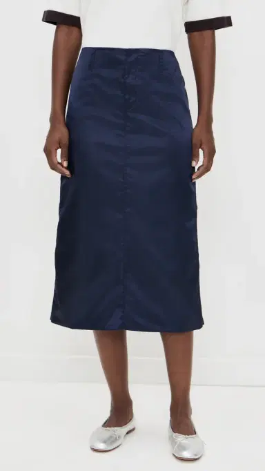 Sandy Liang Ravenna Skirt Navy | Thumbnail 2 Sandy Liang Ravenna Skirt Navy | Thumbnail 2