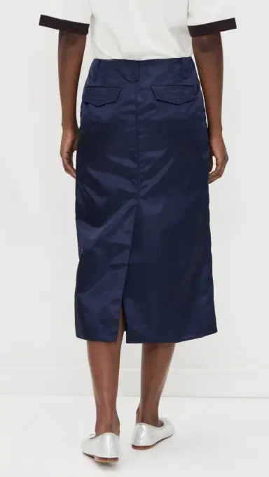 Sandy Liang Ravenna Skirt Navy | Thumbnail 3 Sandy Liang Ravenna Skirt Navy | Thumbnail 3