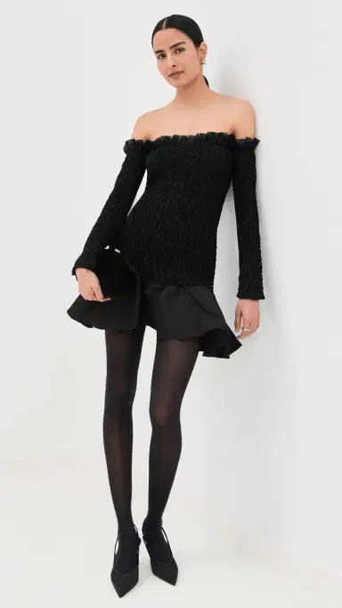 Kika Vargas Dot Dress Black 2 | Thumbnail 2 Kika Vargas Dot Dress Black 2 | Thumbnail 2
