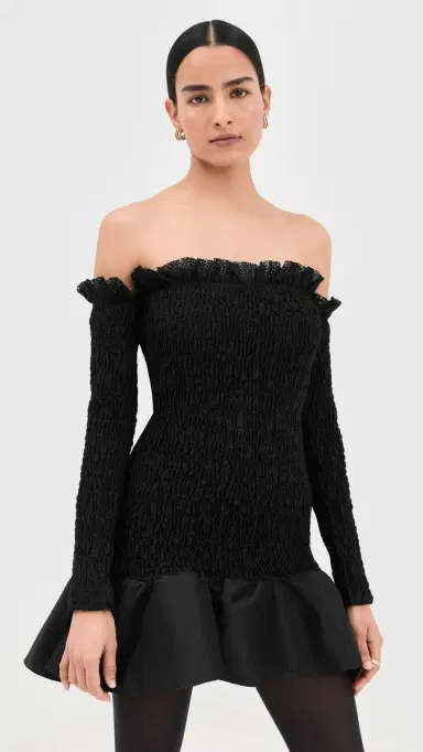 Kika Vargas Dot Dress Black 2 | Thumbnail 3 Kika Vargas Dot Dress Black 2 | Thumbnail 3
