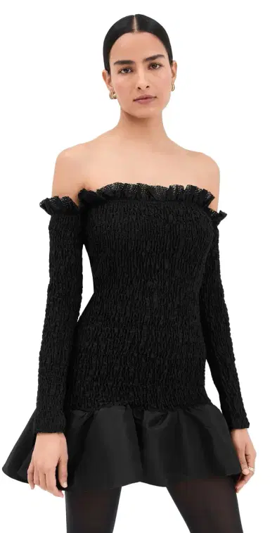 Kika Vargas Dot Dress Black 2 | Thumbnail 1 Kika Vargas Dot Dress Black 2 | Thumbnail 1
