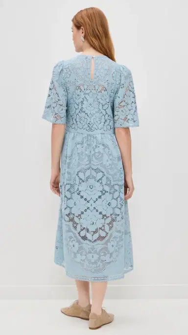 Sea Arianna ace Midi Dress Blue | Thumbnail 3 Sea Arianna ace Midi Dress Blue | Thumbnail 3