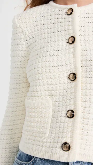 Ba&sh Gaspard Cardigan Ecru 3 | Thumbnail 6 Ba&sh Gaspard Cardigan Ecru 3 | Thumbnail 6