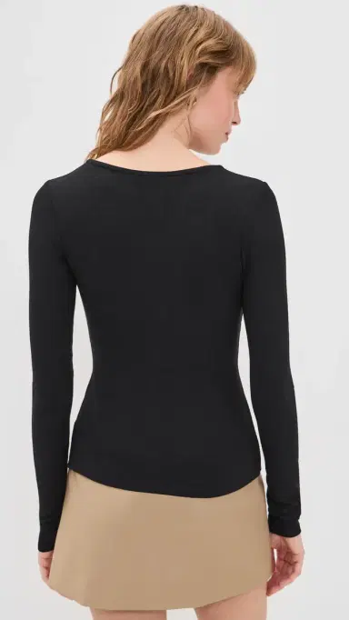 Favorite Daughter The Good Luck Long Sleeve Top Black S | Thumbnail 3 Favorite Daughter The Good Luck Long Sleeve Top Black S | Thumbnail 3