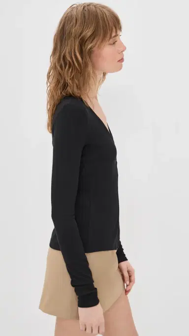Favorite Daughter The Good Luck Long Sleeve Top Black S | Thumbnail 4 Favorite Daughter The Good Luck Long Sleeve Top Black S | Thumbnail 4