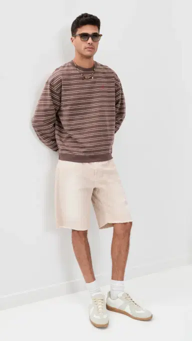 Stockholm Surfboard Club Half Shorts 10 Beige | Thumbnail 5 Stockholm Surfboard Club Half Shorts 10 Beige | Thumbnail 5