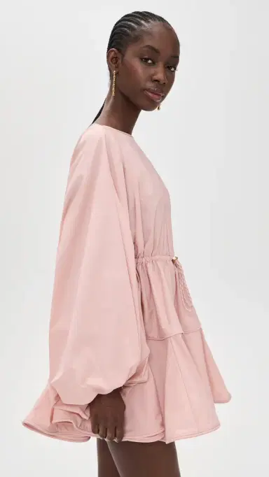 Zimmermann Alchemy Mini Dress Peach | Thumbnail 4 Zimmermann Alchemy Mini Dress Peach | Thumbnail 4