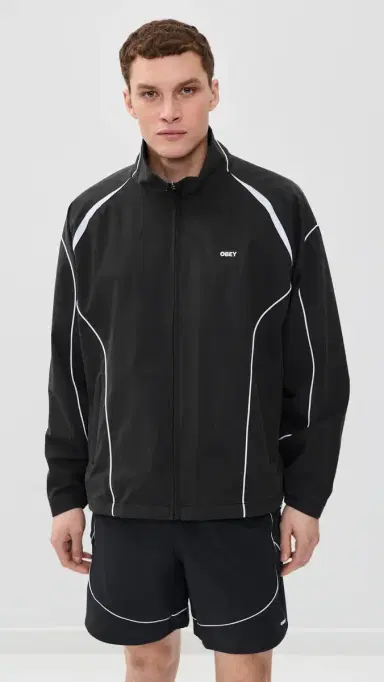 Obey Practice Windbreaker Black | Thumbnail 2 Obey Practice Windbreaker Black | Thumbnail 2
