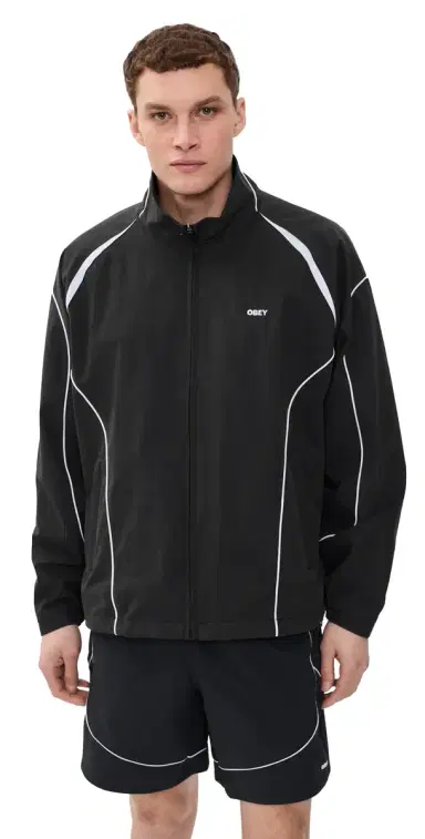 Obey Practice Windbreaker Black | Thumbnail 1 Obey Practice Windbreaker Black | Thumbnail 1