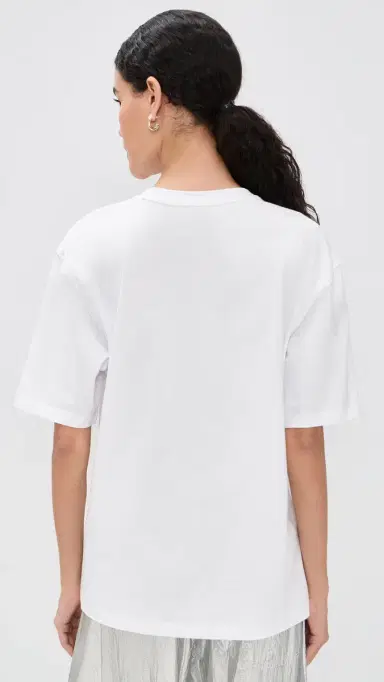 adidas Essentials Boyfriend Tee White | Thumbnail 3 adidas Essentials Boyfriend Tee White | Thumbnail 3
