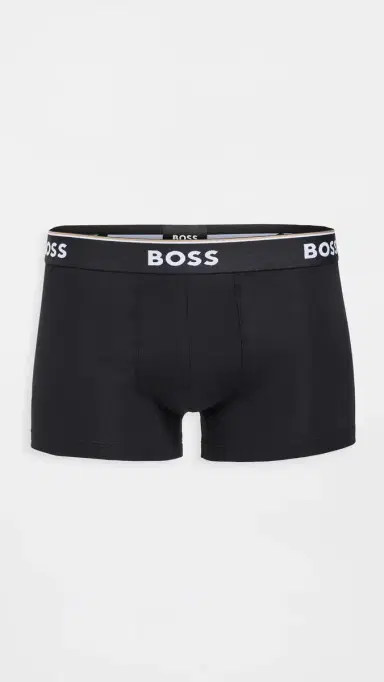 BOSS Stretch Cotton 3 Pack Trunks Black S | Thumbnail 3 BOSS Stretch Cotton 3 Pack Trunks Black S | Thumbnail 3