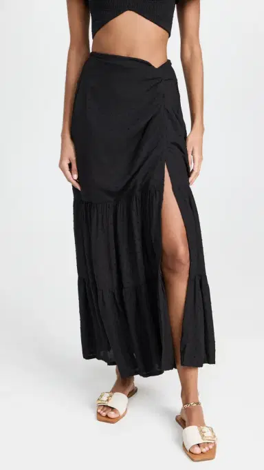 Peixoto Valentina Skirt Black otus | Thumbnail 2 Peixoto Valentina Skirt Black otus | Thumbnail 2
