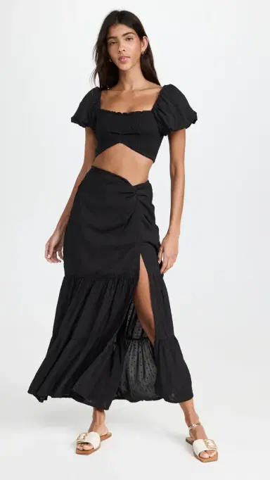 Peixoto Valentina Skirt Black otus | Thumbnail 5 Peixoto Valentina Skirt Black otus | Thumbnail 5