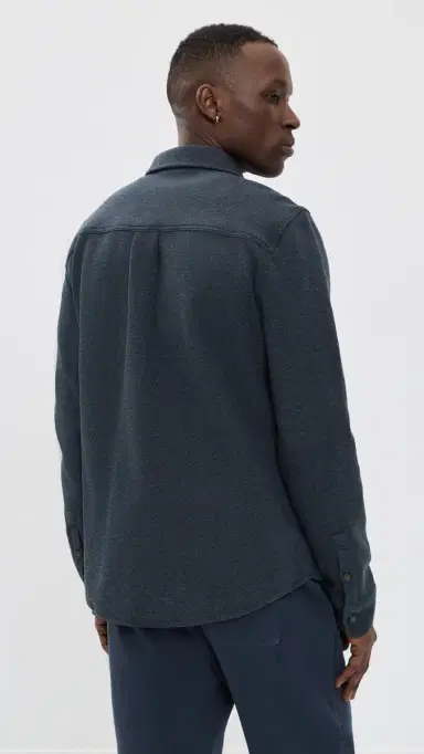 Marine Layer Pacifica Twill Shirt Navy | Thumbnail 3 Marine Layer Pacifica Twill Shirt Navy | Thumbnail 3