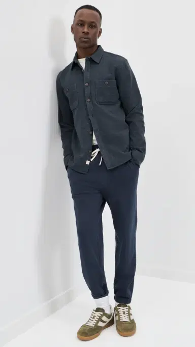 Marine Layer Pacifica Twill Shirt Navy | Thumbnail 5 Marine Layer Pacifica Twill Shirt Navy | Thumbnail 5
