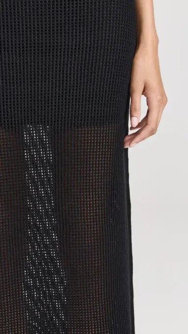 Staud Jessica Knit Coverup Dress Black | Thumbnail 6 Staud Jessica Knit Coverup Dress Black | Thumbnail 6