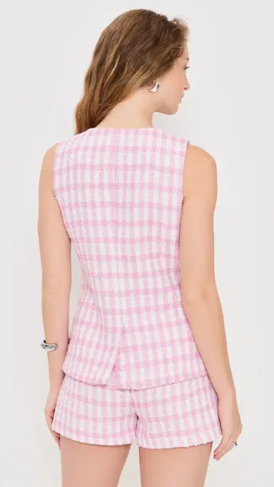endless rose Tweed Top Jacket Pink/White S | Thumbnail 3 endless rose Tweed Top Jacket Pink/White S | Thumbnail 3