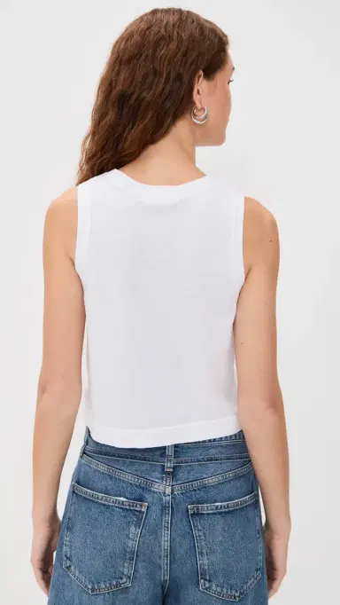 perfectwhitetee Gracie Tank Top White | Thumbnail 3 perfectwhitetee Gracie Tank Top White | Thumbnail 3