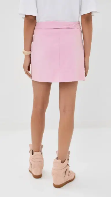 Isabel Marant Berenice Wrap Skirt Pale Pink | Thumbnail 3 Isabel Marant Berenice Wrap Skirt Pale Pink | Thumbnail 3