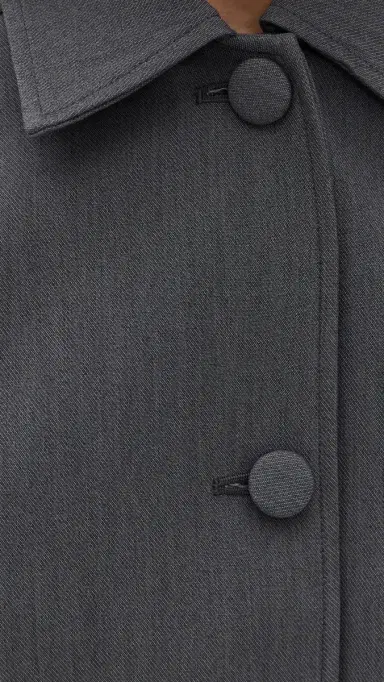 LE BOP Winnie Button Jacket Grey Melange | Thumbnail 6 LE BOP Winnie Button Jacket Grey Melange | Thumbnail 6
