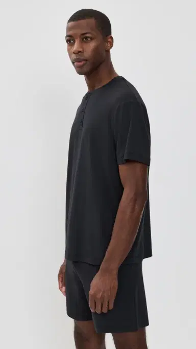 Lunya Men's Slumberknit Henley Tee | Thumbnail 4 Lunya Men's Slumberknit Henley Tee | Thumbnail 4