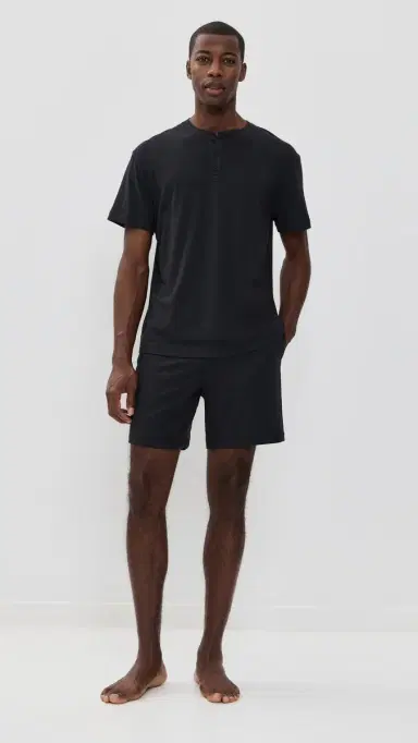 Lunya Men's Slumberknit Henley Tee | Thumbnail 5 Lunya Men's Slumberknit Henley Tee | Thumbnail 5