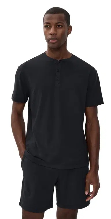 Lunya Men's Slumberknit Henley Tee | Thumbnail 1 Lunya Men's Slumberknit Henley Tee | Thumbnail 1