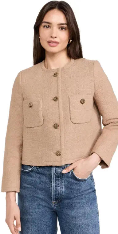 Ba&sh Meredith Jacket Camel 1 | Thumbnail 1 Ba&sh Meredith Jacket Camel 1 | Thumbnail 1
