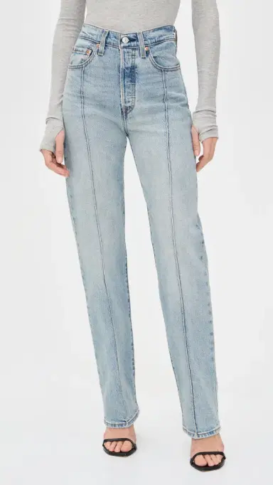 Levi's Ribcage Full Length Jeans What Now Psk | Thumbnail 2 Levi's Ribcage Full Length Jeans What Now Psk | Thumbnail 2