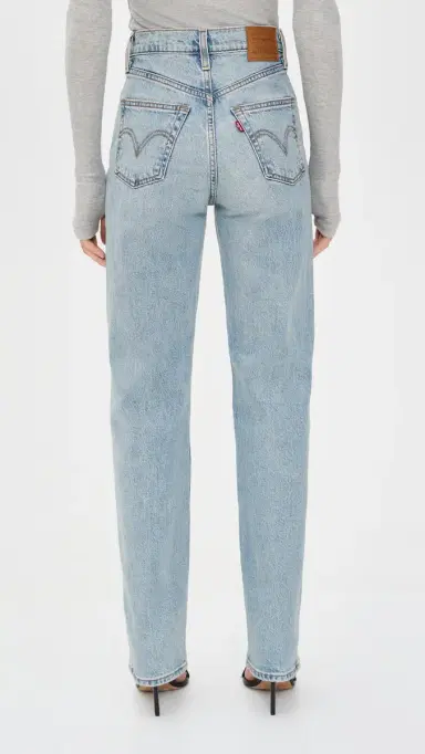Levi's Ribcage Full Length Jeans What Now Psk | Thumbnail 3 Levi's Ribcage Full Length Jeans What Now Psk | Thumbnail 3