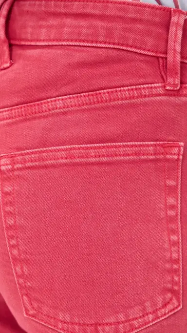 Good American Good Icon Ankle Jeans Cherry Red | Thumbnail 6 Good American Good Icon Ankle Jeans Cherry Red | Thumbnail 6