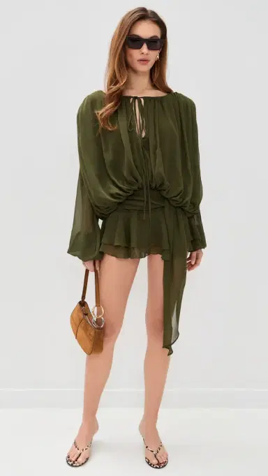 Lioness Elements Mini Dress afari | Thumbnail 5 Lioness Elements Mini Dress afari | Thumbnail 5