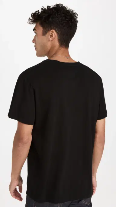Nili Lotan Bradley Tee Jet Black | Thumbnail 3 Nili Lotan Bradley Tee Jet Black | Thumbnail 3