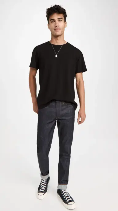 Nili Lotan Bradley Tee Jet Black | Thumbnail 5 Nili Lotan Bradley Tee Jet Black | Thumbnail 5