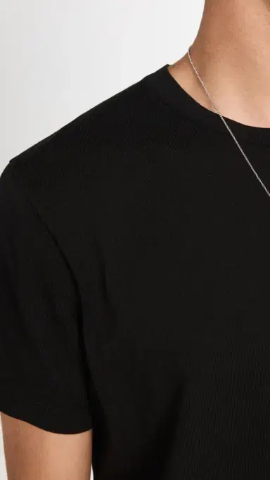 Nili Lotan Bradley Tee Jet Black | Thumbnail 6 Nili Lotan Bradley Tee Jet Black | Thumbnail 6